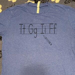 Bella Canvas Heather Blue T-Shirt